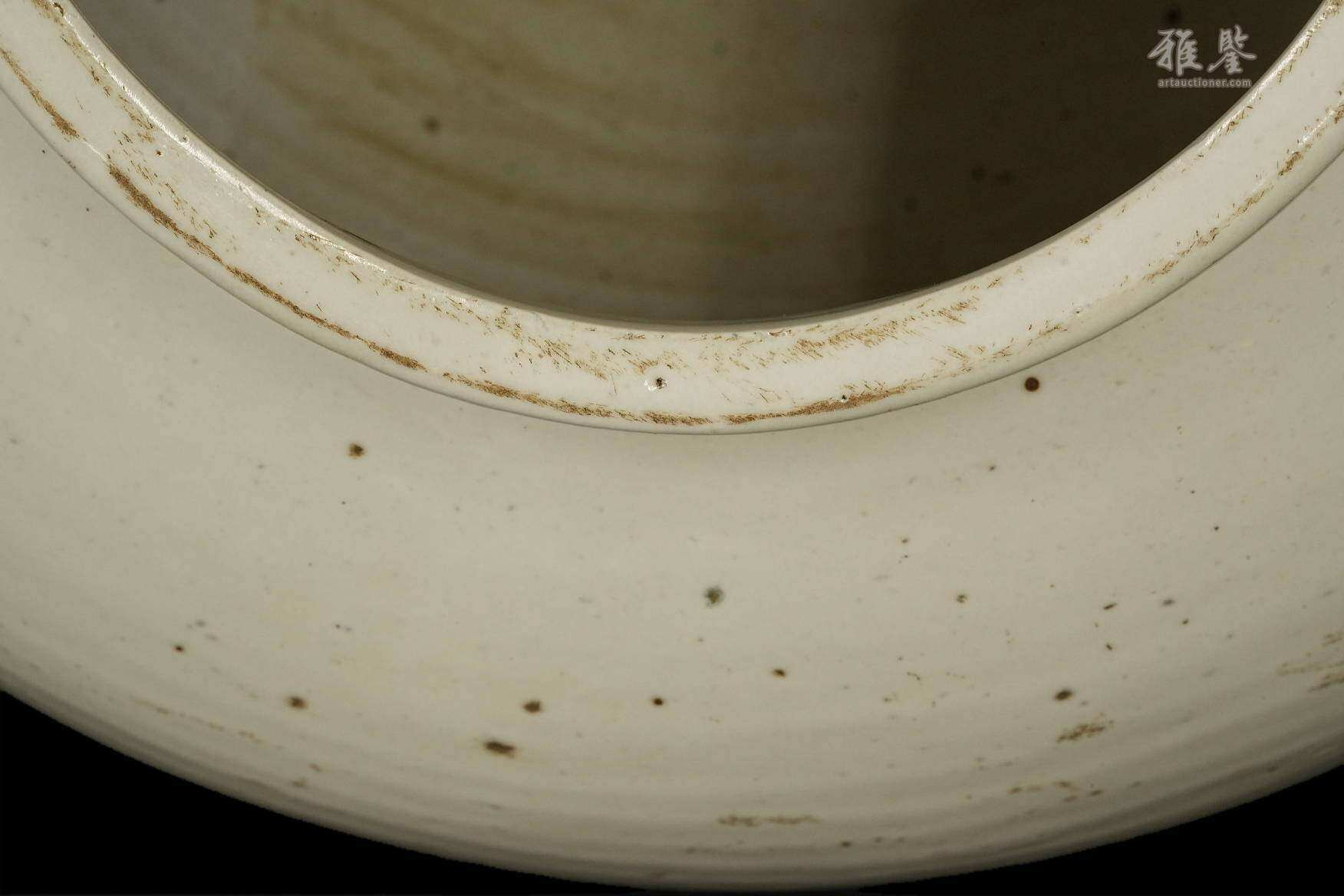 李朝时代 17-18世纪 白瓷月亮罐 本物保证